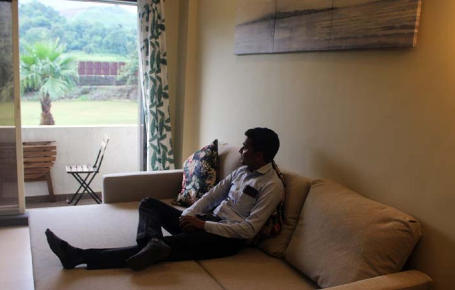 AC deluxe rooms L/J Resort Karjat